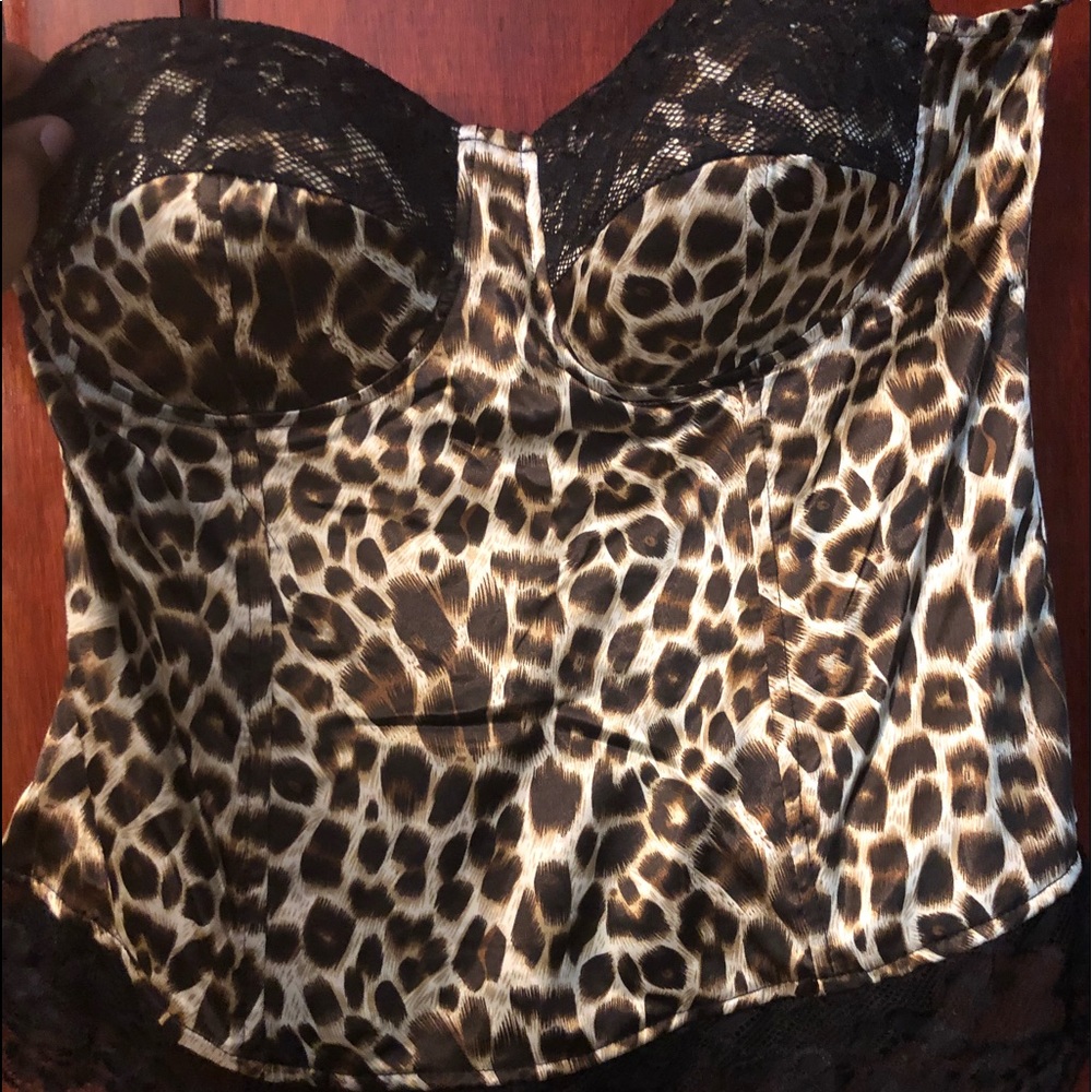 Leopard Print Corset